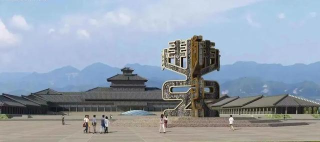 周原博物院擴建，工程建設(shè)建筑面積80500平方米