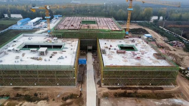 扶風(fēng)縣博物館設(shè)計建筑面積7542平方米，主體結(jié)構(gòu)進(jìn)入封頂