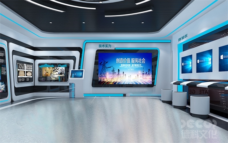 在展覽館設(shè)計(jì)中，如何考慮展品的多樣性和多媒體展示的需求？