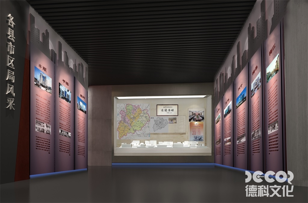 展館設(shè)計報價如何計費導(dǎo)視系統(tǒng)